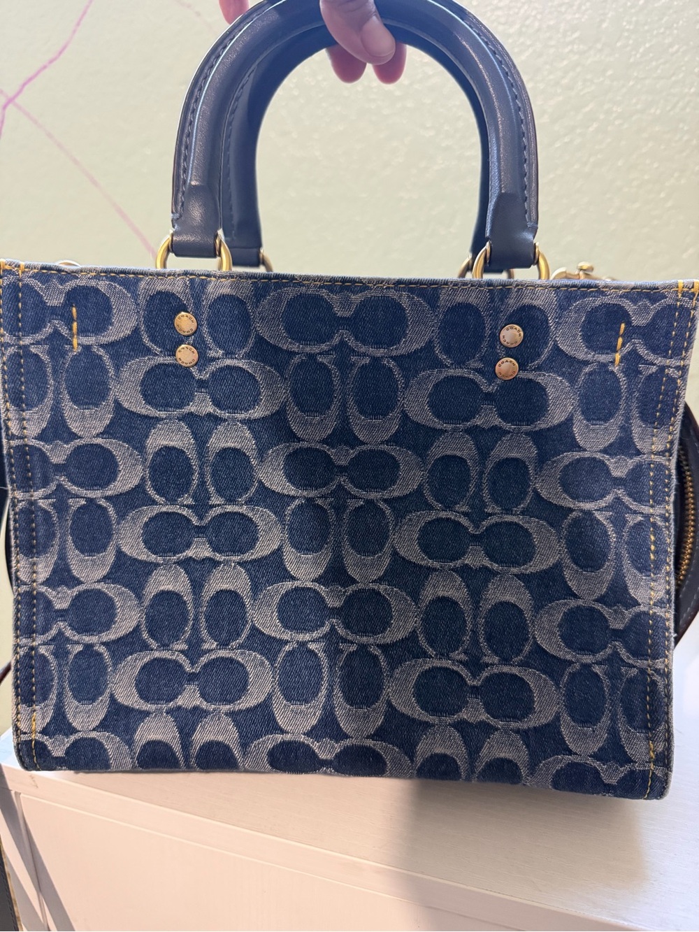 Coach Rogue 25 bag in Signature Denim - Picture 2 of 15